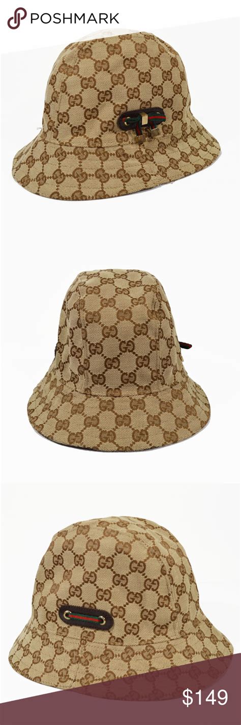 gucci gg bucket hat|authentic Gucci bucket hat.